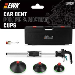 EWK Pneumatic Car Dent Puller & Suction Cups 75mm 100mm 125mm for Auto Body Repair
