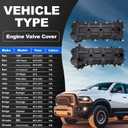 3.6L Engine Valve Covers Compatible with 2011-2020 Dodge Chrysler Jeep RAM