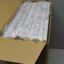 SNSLXH 5 Pack Stackable Closet Storage Basket, Multifunctional & Foldable Closet Organizer for Bathroom Kitchen Laundry Room Wardrobe Storage, Space-Saving Clothes Storage Drawer Organizer, White