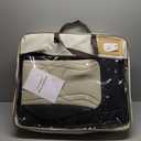 FREESOO Car Seat Covers Full Set, Beige Leather Seat Covers for SUV Trucks Cars, Waterproof Car Seat Cover Back Seat and Front, Luxury Auto Seat Covers Protector Cushion Fit for Most Vehicles (#1 S2 Full Set - 5PCS)