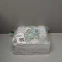 Ice Cube Tray with Lid, 4 Packs 56 Cubes Durable Stackable Ice Cube Trays for Freezer with Removable Lids, Easy-Release Plastic & Silicone Ice Tray for Cocktail, Coffee (Green)