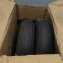 2-Pack 14.5-Inch Wheelbarrow Tire.3.50-8" Pneumatic Tires and wheels with 3"- 6" Center Hub and 3/4" Bushings for Wheelbarrow Lawn Mover Replacement.