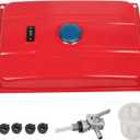 6.6 Gallons Generator Gas Fuel Tank with Valve Chrome Cap 25L 6500W Replacement for Honda EC6500