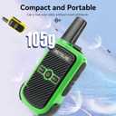 Retevis RT15 Walkie Talkies, Portable FRS Two Way Radios Rechargeable, Durable, Compact, VOX, Key Lock, Mini Walkie Talkies for Adults and Kids, School Family Outdoor Travel Camping Hiking (3 Pack)