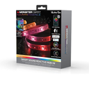 Monster LED 16.4ft Smart Sound Reactive Multi-Color Multi-White Indoor LED Light Strip with Mobile App Control, Xtreme Easy Assembly