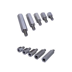 10 Pcs Stainless Steel Single Head Stud Hex Standoff Spacers Male to Female Thread 10mm 15mm 20mm 30mm 40mm M6 x M6 for PCB Hexagonal Fasteners Hardware Accessories