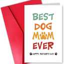 Dog Mom Mothers Day Card, Dog Mother Card, Best Dog Mom Card, Funny Mothers Day Card (Dog Mom)