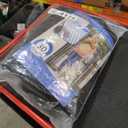 Heavy Duty Door Screen Magnetic Closure, LOVIGA Thickened Fiberglass Screen Door Mesh, Self Sealing, Tear Resistant, Easy Assemble, Fine Mesh Keep Bugs Out Fit Door Size 46 Inch X 79 Inch Black