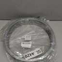 Duct Connector Flange Metal Straight Pipe Flange for Heating Cooling Ventilation System 12 Inch (11.49inch)