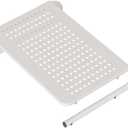 suptek Monitor Stand Riser for Computer,Laptop,Printer, Notebook and All Flat Screen Display with Vented Metal Platform and 4 Inches Height Underneath Storage,White(MST004W)