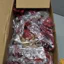 XunYee 12 Bundles Burgundy Artificial Flowers Bulk Wedding Decorations Favors Red Roses Fake Silk Flowers Bouquets Realistic Florals Arrangements Decor for Outdoor Wedding Table Centerpieces