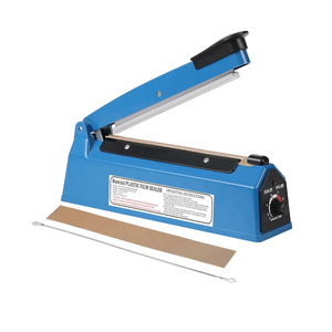 Impulse Heat Sealer Manual Bags Sealer Heat Sealing Machine 12 Inch Impulse Sealer Machine for Plastic Bags PE PP Bags with Extra Replace Element Grip
