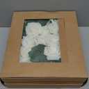 Ling's moment Artificial Flowers 50Pcs Ivory Roses Decor w/Stems,3" DIY Foam Floral for Wedding Bouquet/Centerpieces, Outdoors Party Backdrop, Room/Table, and Garden/Pot Decorations