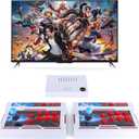 Pandora Box Arcade Console with 32000 Games in 1,Two Separate Consoles with Bluetooth Function, 1280x720 Full HD Retro Gaming Machine for TV, Monitor, and Projector, Search/Save/Hide/Pause Functions
