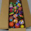 36 Pack Prefilled Easter Eggs with Fidget Toys Bright Colorful Easter Eggs Prefilled with Variety Easter Stress Toys Inside Great for Kids Toddler Easter Basket Stuffers Eggs Fillers Party Favors