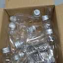 Watayo 24 PCS Christmas Booze Balls, Fillable Booze Tree Ornaments with S Hook, Light Bulb Ornaments for Crafts, Clear Plastic Xmas Decoration Boozes Ball for Xmas Home Party Decor