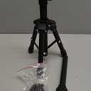 25 Inch Wig Stand Tripod, Adjustable Mannequin Head Stand, Wig Head Stand for Training Heads And Canvas Block Head (Mannequin Head Not Included) (Black)