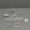 ASOKO Dimmable LED Under Cabinet Lights Warm White 2700K, 3 Pcs 12" Linkable LED Cabinet Lighting Plug in, 24V ETL Listed Plug, Led Closet Light Bars for Kitchen Counter, Shelf, Bookcase, Showcase etc