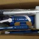 Enhulk Cordless Pool Vacuum with Pool Net, Upgraded 80 Mins Runtime, 18.5 GPM Powerful Suction, 76.8'' Telescopic Pole, 1 Filters, Handheld Pool Cleaner for Above Ground & Inground Pools, PC40