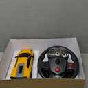 HOLYFUN Remote Control Car for Boys, 2.4Ghz Hobby RC Race Car Toys with LED Lights, Ideal Gift for Kids and Adults