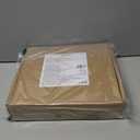 Amazon Basics Soft, Wrinkle-Free Bed Sheets Full Size, Deluxe Microfiber, Breathable, 4-Piece, Bright White Striped