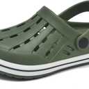 Kids Clogs Boys Girls Garden Clogs Pool Slip on Water Shoes, size 3