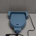 bella Flip-n-Store Waffle Maker, EverGood Ceramic Nonstick Coating, Fits-anywhere Kitchenware, Power Indicator Light & Touch Handle, 7 Wide & 1" Deep Plates, 1000 Watt, Surf