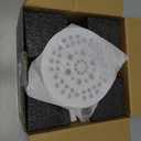 Delta 6-Setting Chrome Shower Head with High Pressure Spray, 6 Inch Round Shower Head, Showerheads, 1.75 GPM Flow Rate, Chrome 52535