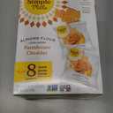 Simple Mills Almond Flour Crackers Snack Packs, Farmhouse Cheddar, Gluten Free, Flax Seed, Sunflower Seeds, Corn Free, Good for Snacks, 6.5 oz, Pack of 1 (8 Bags per Box) Best By 12/24/25