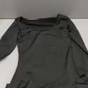 CIDER Long Sleeve Dress for Women High Neck Ribbed Knit Bodycon Ruched Midi Dress Cocktail Party Sweater Solid Dress (Small, Black)