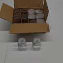 12 Pack Glass Jars with Airtight Lids, 3.4 oz Small Spice Jars, 12 Pack Empty Mini Glass Bottles with Silicone Gasket, Herb Containers with Chalkboard Labels and Marker for Kitchen