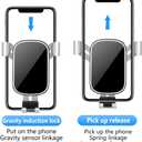 LUNQIN Car Phone Holder for Mercedes Benz GLA-Class 2015-2020 GLA250 GLA45 and CLA-Class 2014-2019 CLA250 CLA45 Auto Interior Accessories Best Cell Phones Mount Cellphone Mobile Cradle Charging Stand