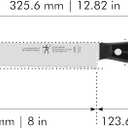 HENCKELS Statement Razor-Sharp 8-inch Bread Knife, Cake Knife, German Engineered Informed by 100+ Years of Mastery, Black