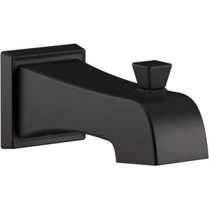 DELTA FAUCET RP77091BL Ashlyn Pull-Up Diverter Tub Spout, Matte Black