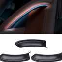 EXcarlive for BMW x3 F25 2010-2017 x4 F26 2014-2017 Inner Door Handle Cover 28i 35i 2011 2012 2013 2015 2016 Handle Protector 2pcs(Black)