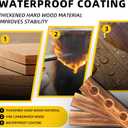 Ghosthorn Fishing Rod Holders for Garage Holds up 10 Rods Wood Pole Rod Rack Tackle Storage Gear and Equipment Fishing Gifts for Men Women (fishing rod holders 4.0)