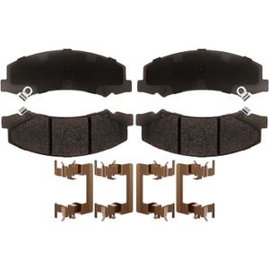ACDelco Silver Front Brake Pad Set 14D1159CHF1 | GM 19383248 Ceramic Front Brake Pads for Select Cadillac DTS, Buick Lacrosse, Allure, Lucerne, Chevy Impala, Chevrolet Monte Carlo and more