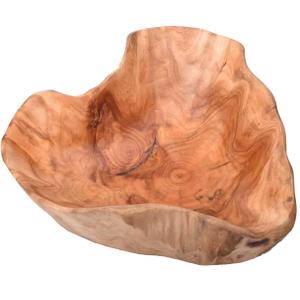 Wood bowl(12"-14"),Handmade Natural Root Bowls, Fruit Salad Bowls, Creative Wooden Bowls, Each Piece is Unique