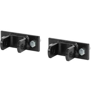 CURT 19748 Adjustable Bolt-On Tow Bar Bumper Brackets, 2-Pack