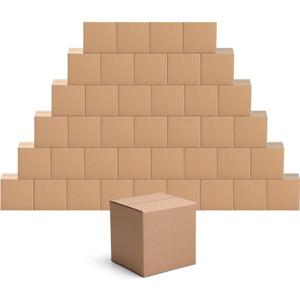 EdenseeLake 40 Pack 5x5x5 inches Shipping Boxes Small Cardboard Boxes for Packing, Moving, Mailing, Brown