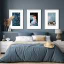 VNVNK 14x22 Frame White, Perfect for 14x22 Inch Picture without Mat or 12x18 Inch Picture with Mat, Home Wall Decor Picture Frame-1 PCS