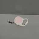 Pink Retractable Dog Leash 10 ft for Small and Medium Dogs and Cats, One Button Brake, Pause, Lock by LFCXHTY