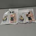 Pack of 2 Letter B Lanyards for ID Badges,Floral Badge Holder with Lanyard Badge Reel Retractable Keychain ID Name Tag Work Badge Clip for Teacher Women Work Office