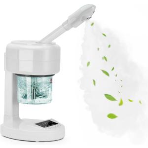 JOSTZHXIN Facial Steamer Nano Ionic Face Steamer with Extendable Arm,Portable Facial Steamer 360Rotating Nozzle Esthetician Steamer for Personal Care at Home or Salon