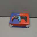 Wireless Switch Controller for Nintendo Switch/Switch 2/Lite/OLED Controller, Switch Controller with a Mouse Touch Feeling on Back Buttons, Extra Switch Pro Controller with Wake-up,Programmable, Turbo Function (Red+Blue)