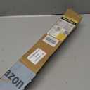 UNISHADES no Drill Cordless Roman Shades for Windows, 34" W 64" H - 100% Blackout - Linen - Beige