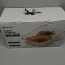 10-Pack Glass Food Storage Containers with Tempered Lids  Borosilicate, Airtight, Oven-Safe (-4F~950F), BPA-Free, 4.4 & 1.6 Cup, Leak-Proof, Dishwasher Safe (Blue)