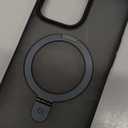 CASEKOO Designed for iPhone 14 Pro Max Case with Magnetic Invisible Stand [Military Drop Protection] [Compatible with MagSafe] Shockproof Slim Translucent Matte Promax Case 6.7", Black