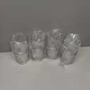 US Acrylic Classic Clear Plastic Reusable Drinking Glasses (Set of 8) 12oz Rocks & 16oz Water Cups | BPA-Free Tumblers, Made in USA | Top-Rack Dishwasher Safe