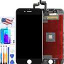 for iPhone 6S Screen Replacement (Model: A1633 A1688 A1691 A1700) Screen Replacement for iPhone 6S 4.7inch LCD Touch Digitizer Display Glass Full Assembly Parts Kit with Repair Tools (Black)